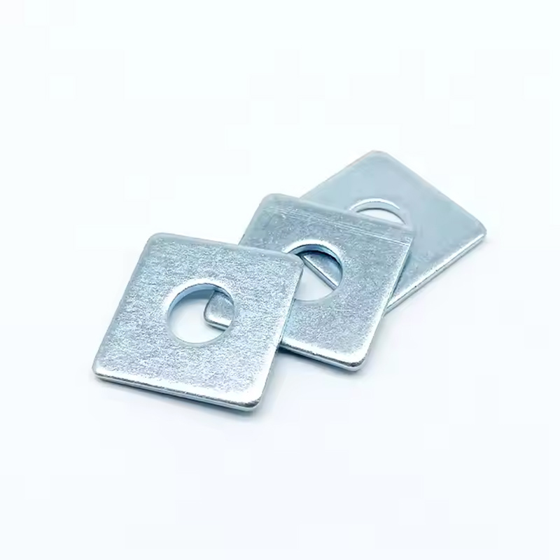Zinc albastru cu șaiburi pătrate plate