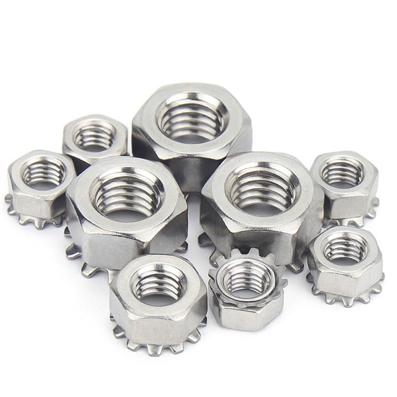 Nuci combinate cu șaibă de primăvară hexagonală
