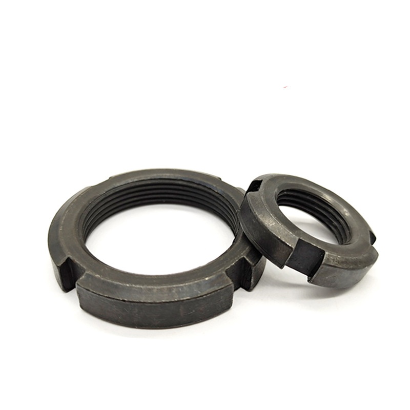 Piuliță rotundă de blocare cu crestătură dublă