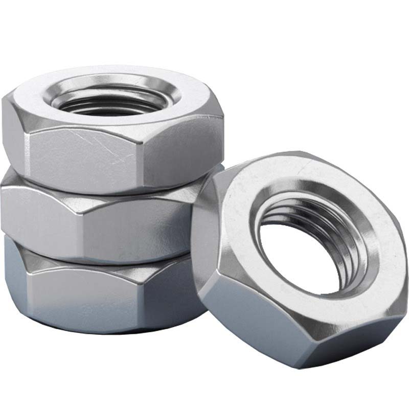 Nut de subțire subțire hexagonală terminată