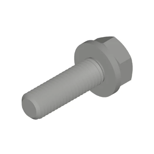 Șuruburi de cap hexagon și șaibă simplă