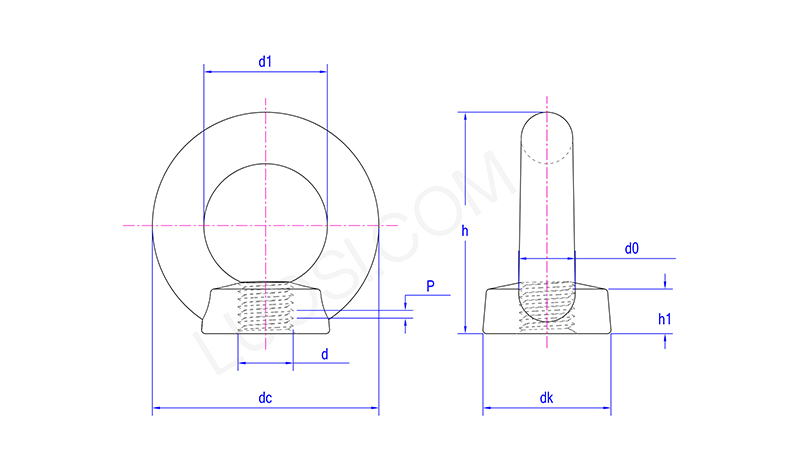 Dependable Lifting Eye Nut