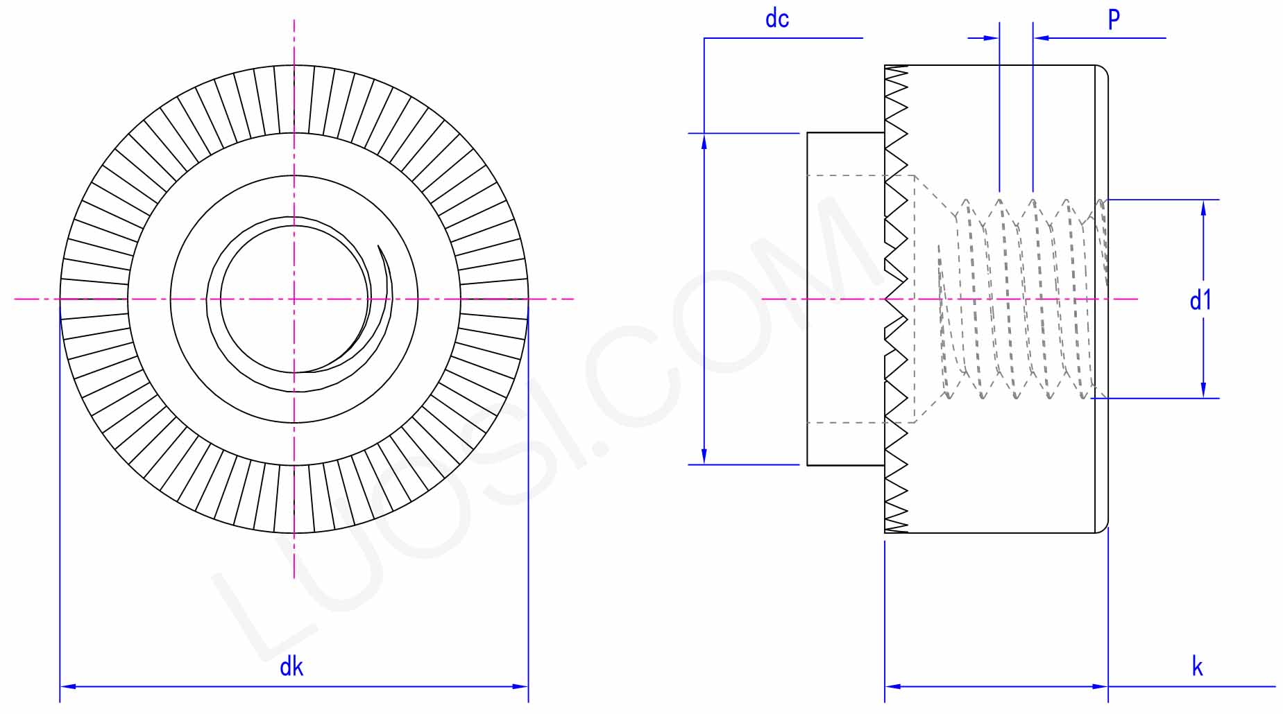 Carbon Steel Round Rivet Bush