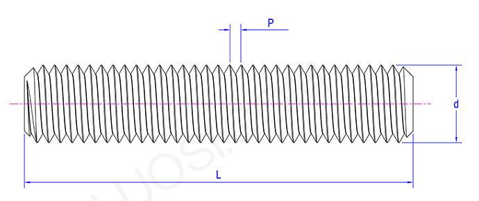 Type B Full Thread Stud Screw