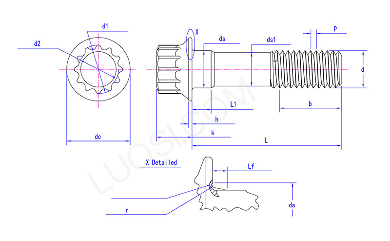 12 Point Flange Head Cap Screw