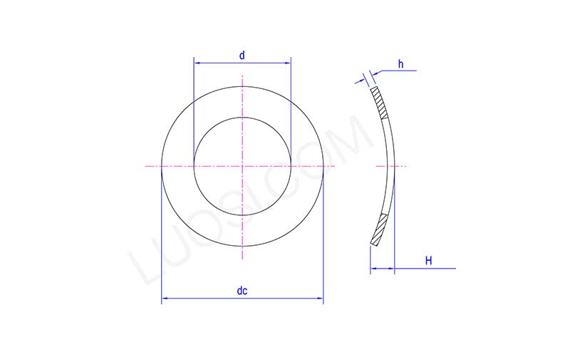 DIN 137A Specifications Curved Spring Washers