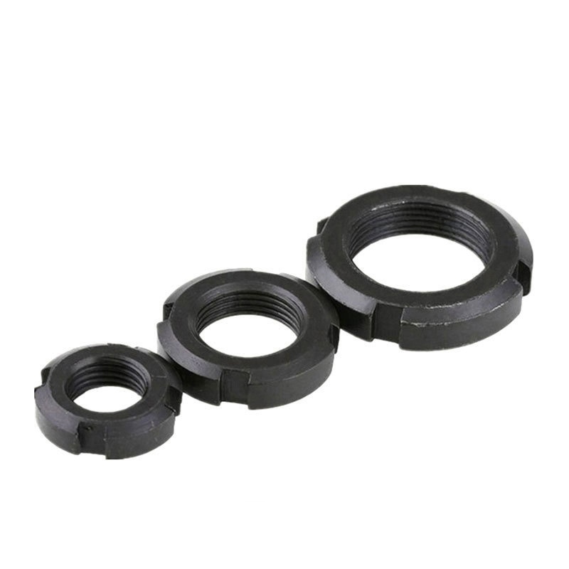 Piuliță rotundă de blocare cu crestate de misiune critică