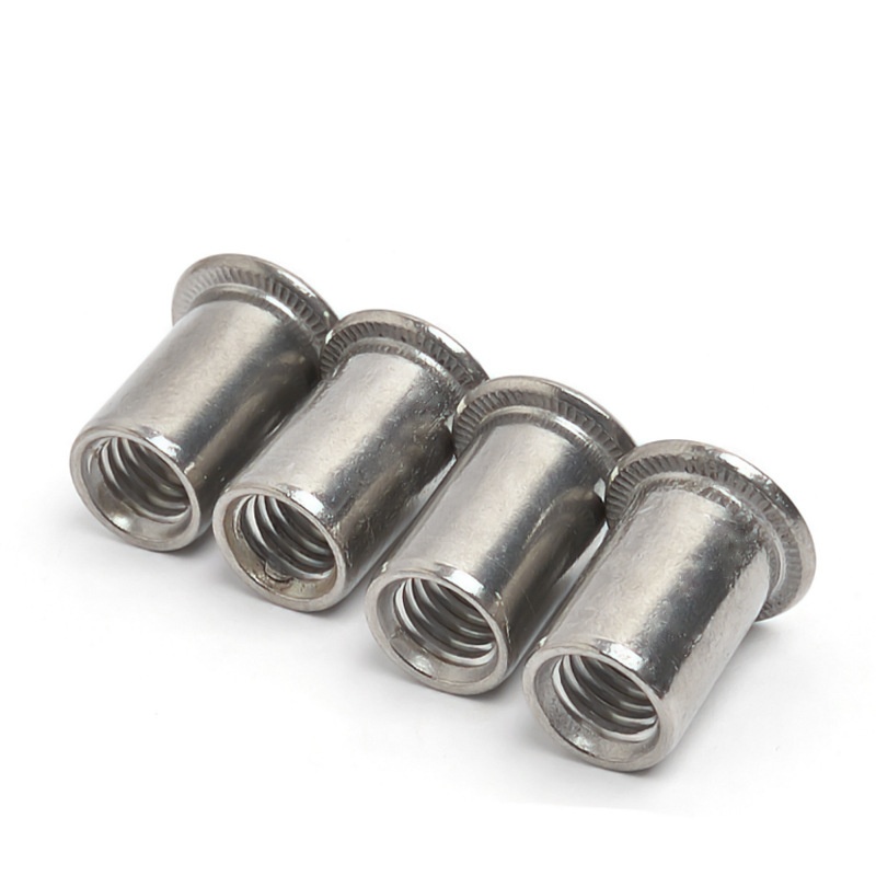 Secure filetate cu filet -cap nituțe nituite