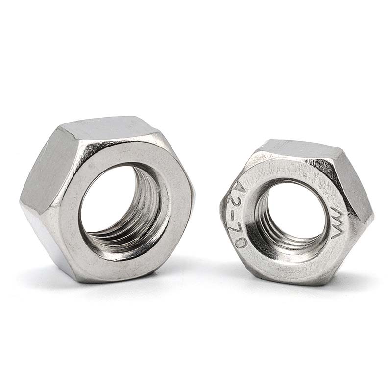 Semi -finisată hexagon subțire nuci subțire