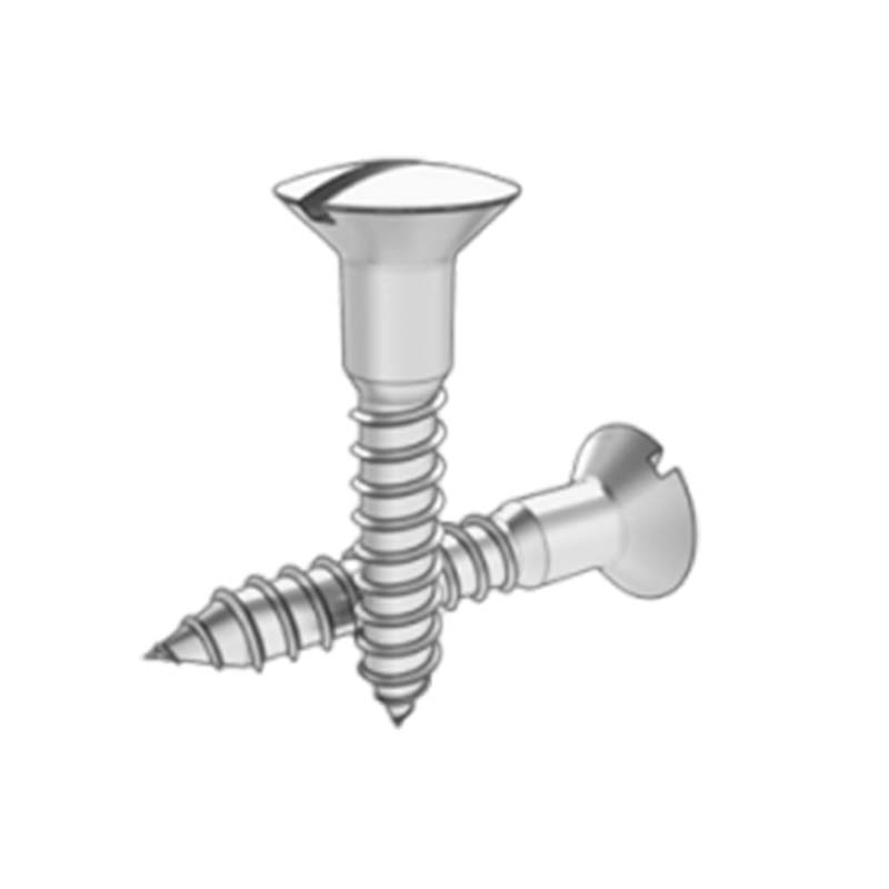 Șurub pentru lemn cu cap înecat crestat