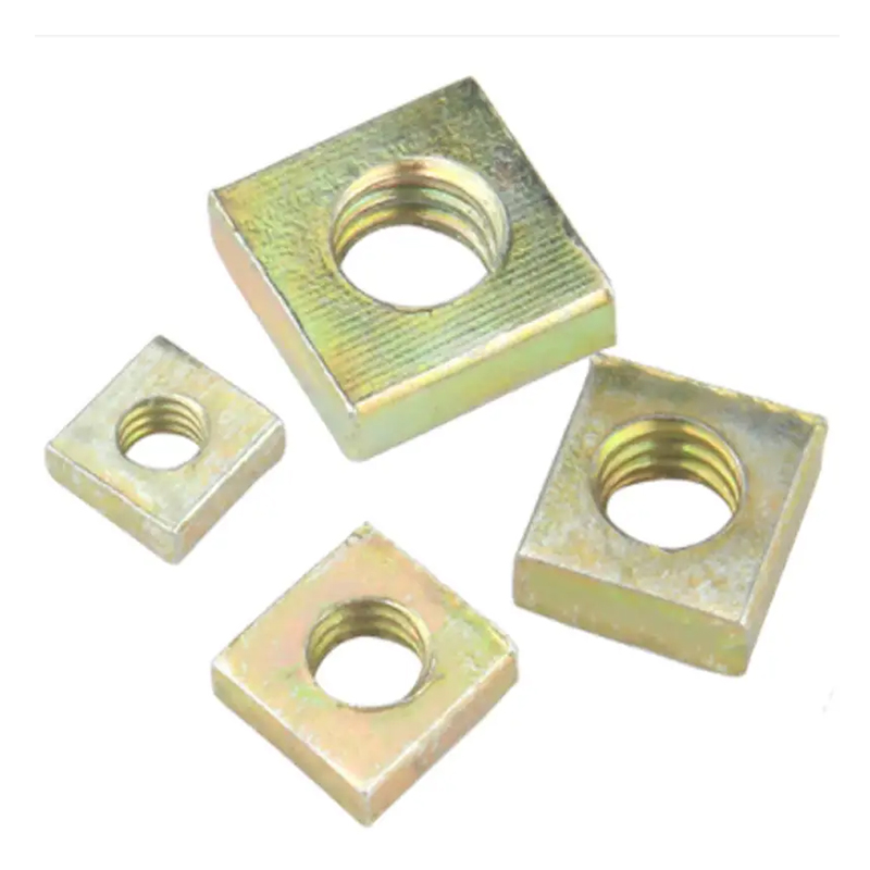 Nuci subțiri pătrate cu zinc